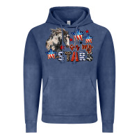 Vintage Denim Oh my stars horse 4th of july Vintage Hoodie - CowGirlArtShop