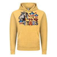 Vintage Mustard Oh my stars horse 4th of july Vintage Hoodie - CowGirlArtShop