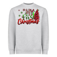 Heather Grey my first christmas Heavyweight Sweatshirt - SublimationCraftShop