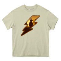 Mossy Cowboy Sunset Lightning Heavy Core Tee - Bettercallsaul