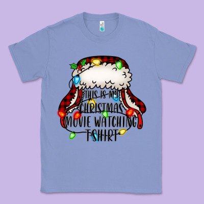 This Is My Christmas Movie Watching Classic Tee Designed By Jasminsmagicworld