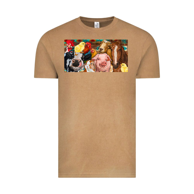 Farm Animals With Aztec Vintage Tee by RanaPortraitStore | Teevron