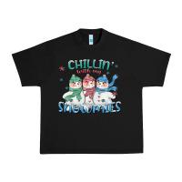 Black chillin with my snowmies Urban Heavy Tee - CowGirlArtShop