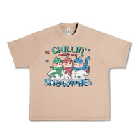 Burro chillin with my snowmies Urban Heavy Tee - CowGirlArtShop