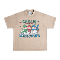 French Oak chillin with my snowmies Urban Heavy Tee - CowGirlArtShop