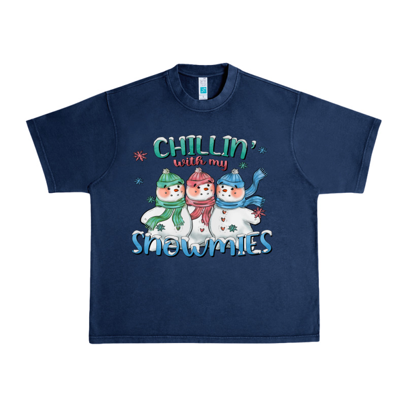 Chillin With My Snowmies Urban Heavy Tee by CowGirlArtShop | Teevron