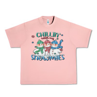 Salmon chillin with my snowmies Urban Heavy Tee - CowGirlArtShop