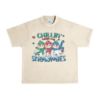 Sandshell chillin with my snowmies Urban Heavy Tee - CowGirlArtShop