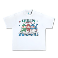 White chillin with my snowmies Urban Heavy Tee - CowGirlArtShop