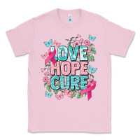 Bubblegum Pink Love hope cure cancer Awareness Classic Tee - HowdyJamesFarm