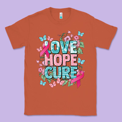 Love Hope Cure Cancer Awareness Classic Tee Designed By Howdyjamesfarm