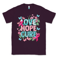 Plum Love hope cure cancer Awareness Classic Tee - HowdyJamesFarm
