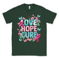 Sports Green Love hope cure cancer Awareness Classic Tee - HowdyJamesFarm