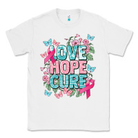 White Love hope cure cancer Awareness Classic Tee - HowdyJamesFarm