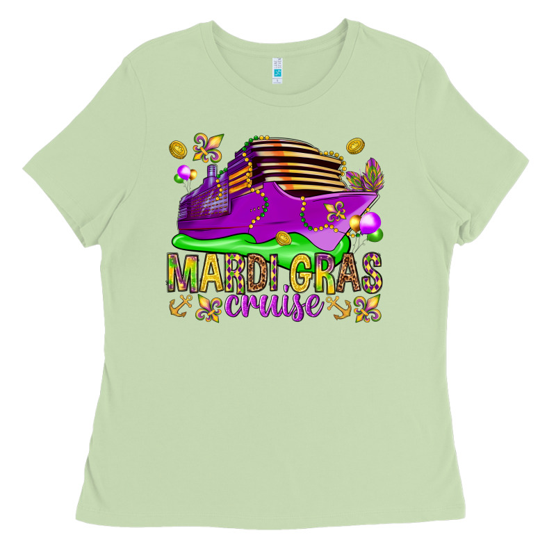 Mardi Gras Cruise Ladies Tee by NancyCooperArtShop | Teevron