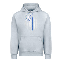 Heather Grey Scottish American Flag Combo Scotland USA Saltire Gift Urban Hoodie - trangStudio