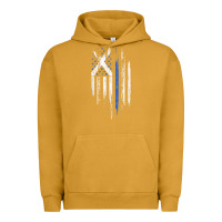 Pigment Peanut Butter Scottish American Flag Combo Scotland USA Saltire Gift Urban Hoodie - trangStudio