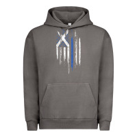 Scottish American Flag Combo Scotland Usa Saltire Gift Urban Hoodie | Teevron