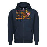 Just A Girl Who Loves Pumpkin Spice Cowgirl Zipper Hoodie | Teevron