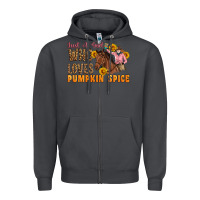 Smoke Just A Girl Who Loves Pumpkin Spice Cowgirl Zipper Hoodie - Artiststas