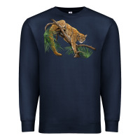 Navy florida panther Premium Sweatshirt - BarkalooDesign