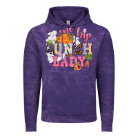 Cloud Purple One hip Lunch Lady Easter Day Vintage Hoodie - CowGirlArtShop