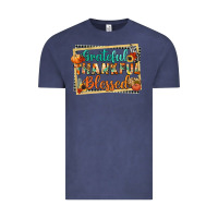 Vintage Denim thankful grateful blessed Vintage Tee - CowGirlArtShop