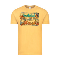 Vintage Mustard thankful grateful blessed Vintage Tee - CowGirlArtShop