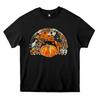Black western pumpkin fall rainbow Heavy Core Tee - JahusDesignShop