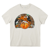 Cream western pumpkin fall rainbow Heavy Core Tee - JahusDesignShop