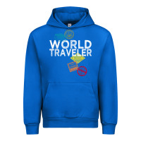 Cobalt world traveler passport stamp gift shirt for men and women t shirt Urban Hoodie - trangStudio