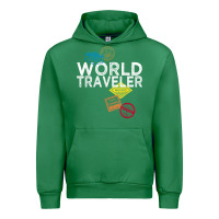 Emerald world traveler passport stamp gift shirt for men and women t shirt Urban Hoodie - trangStudio