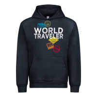 World Traveler Passport Stamp Gift Shirt For Men And Women T Shirt Urban Hoodie | Teevron
