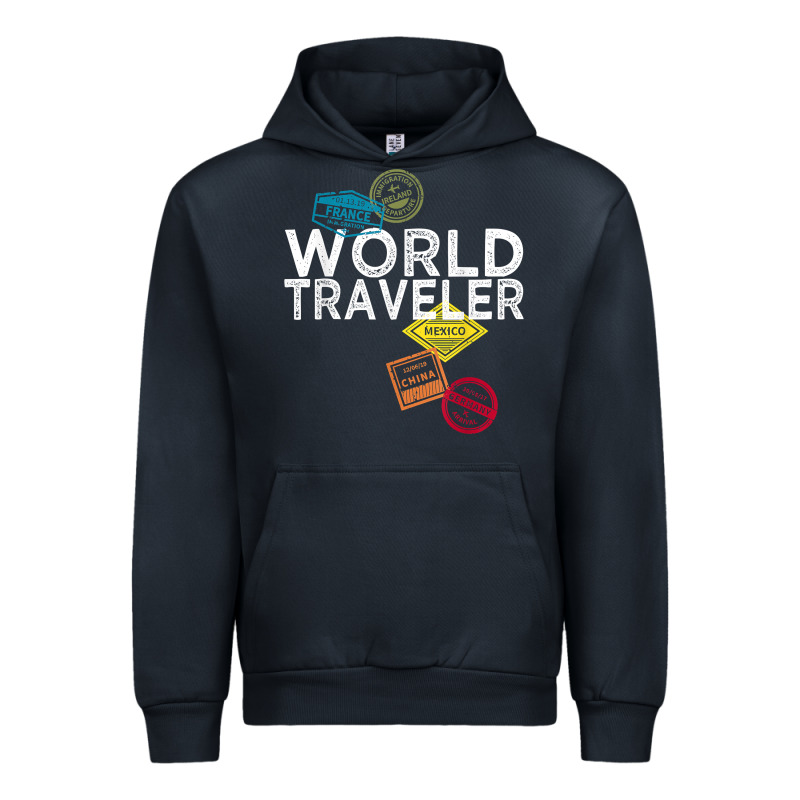 World Traveler Passport Stamp Gift Shirt For Men And Women T Shirt Urban Hoodie by trangStudio | Teevron