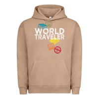Pigment Burro world traveler passport stamp gift shirt for men and women t shirt Urban Hoodie - trangStudio