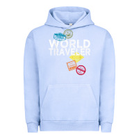 Pigment Grape Ice world traveler passport stamp gift shirt for men and women t shirt Urban Hoodie - trangStudio