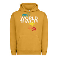 Pigment Peanut Butter world traveler passport stamp gift shirt for men and women t shirt Urban Hoodie - trangStudio