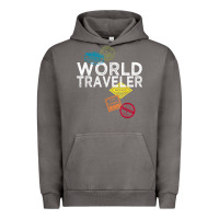 Pigment Tornado world traveler passport stamp gift shirt for men and women t shirt Urban Hoodie - trangStudio