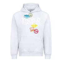 White world traveler passport stamp gift shirt for men and women t shirt Urban Hoodie - trangStudio