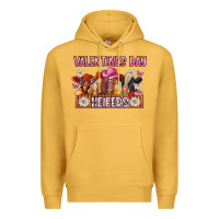 Mustard valentines day heifers Premium Hoodie - CowhideDigitalArt