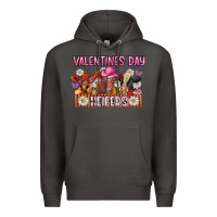 Smoke valentines day heifers Premium Hoodie - CowhideDigitalArt