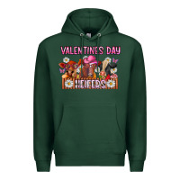 Sports Green valentines day heifers Premium Hoodie - CowhideDigitalArt