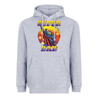 Heather Grey super dad Heavyweight Hoodie - BarkalooDesign