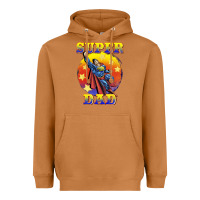 Meerkat super dad Heavyweight Hoodie - BarkalooDesign