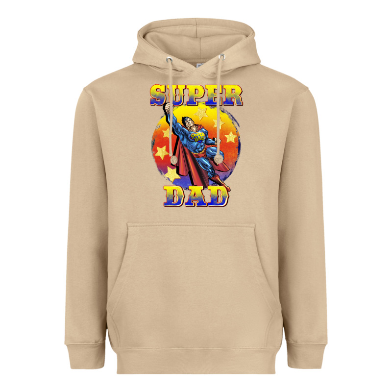Super Dad Heavyweight Hoodie by BarkalooDesign | Teevron