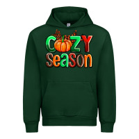 Forest Green cozy season with fall colors palette and pumpkin Urban Hoodie - AdoDesignShop
