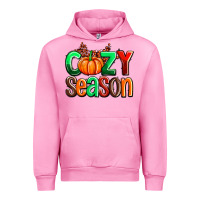 Fuchsia Pink cozy season with fall colors palette and pumpkin Urban Hoodie - AdoDesignShop