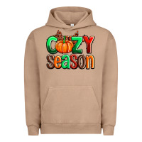 Cozy Season With Fall Colors Palette And Pumpkin Urban Hoodie | Teevron