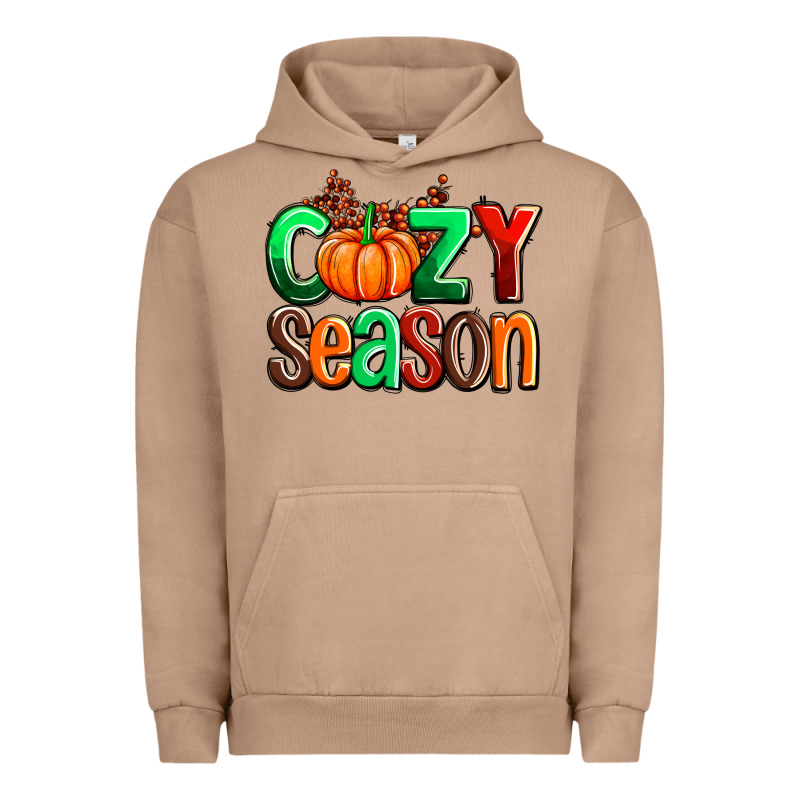 Cozy Season With Fall Colors Palette And Pumpkin Urban Hoodie by AdoDesignShop | Teevron