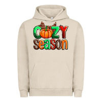 Pigment French Oak cozy season with fall colors palette and pumpkin Urban Hoodie - AdoDesignShop